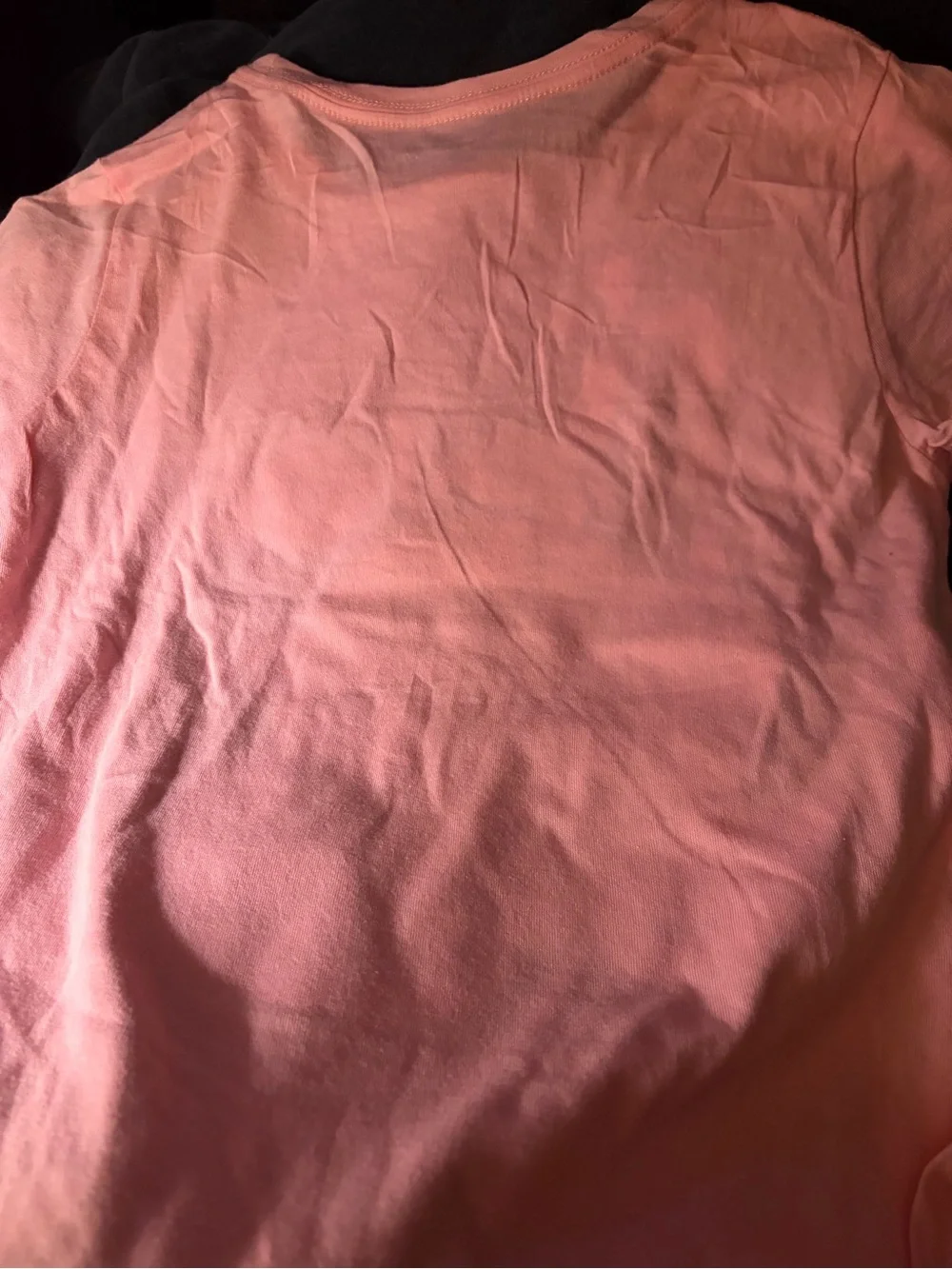 Old Navy Pink Graphic Tee with Orange & Teal 'Creative Juice' Print